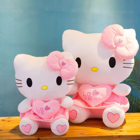 Hello Kitty Heart Plush Toy