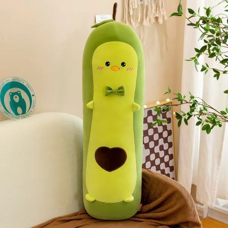 ​Avocado & Peach Long Hugging Pillow